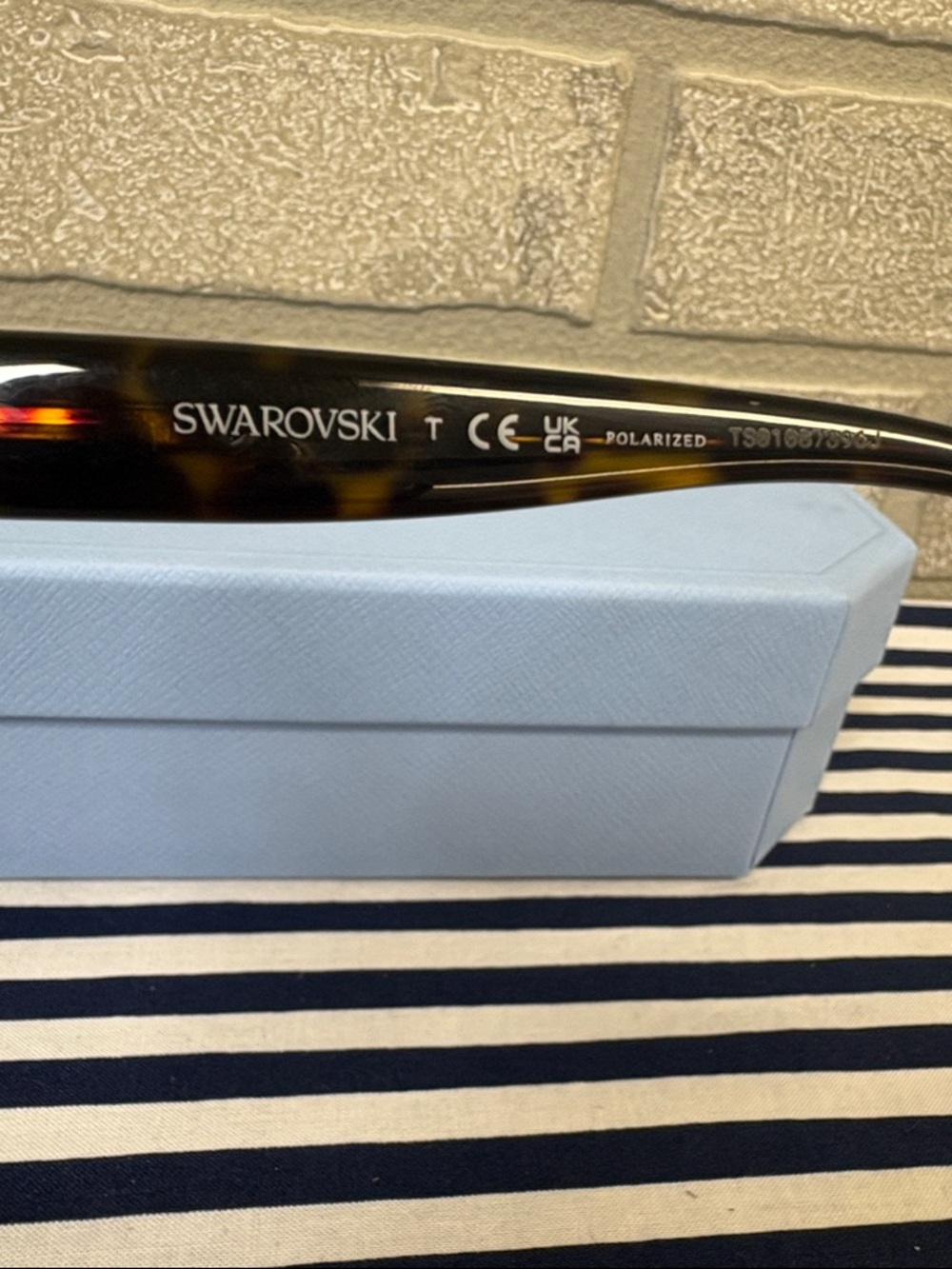 Swarovski SK6001 Oversized Sunglasses Havana Tortoiseshell with Polorized Lenses - Picture 6 of 13